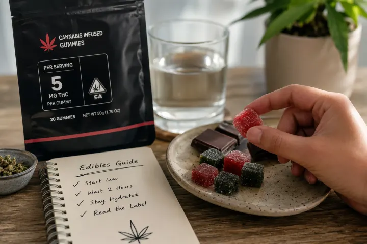 Cannabis Edibles for Beginners: Dose, Timing, and Easy Mistakes